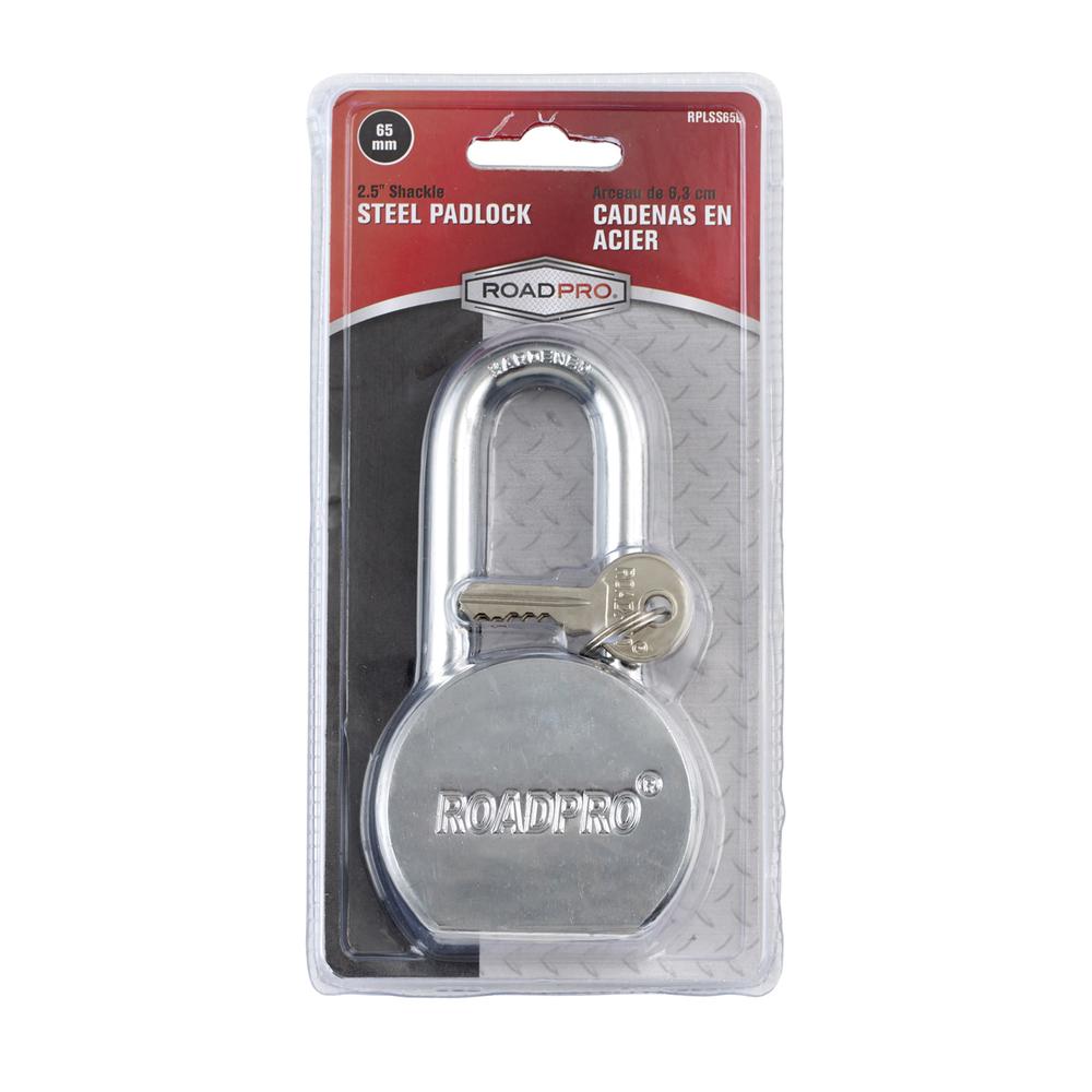 Steel 2.5 .in  Padlock Brass Cylinder 3. Picture 2