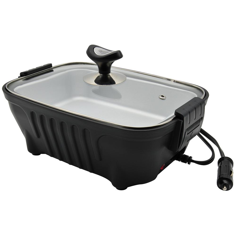 RoadPro 12V Roaster Personal-Sized Roaster for Car or Truck and Camping or Tailgating  RPSC200. Picture 1