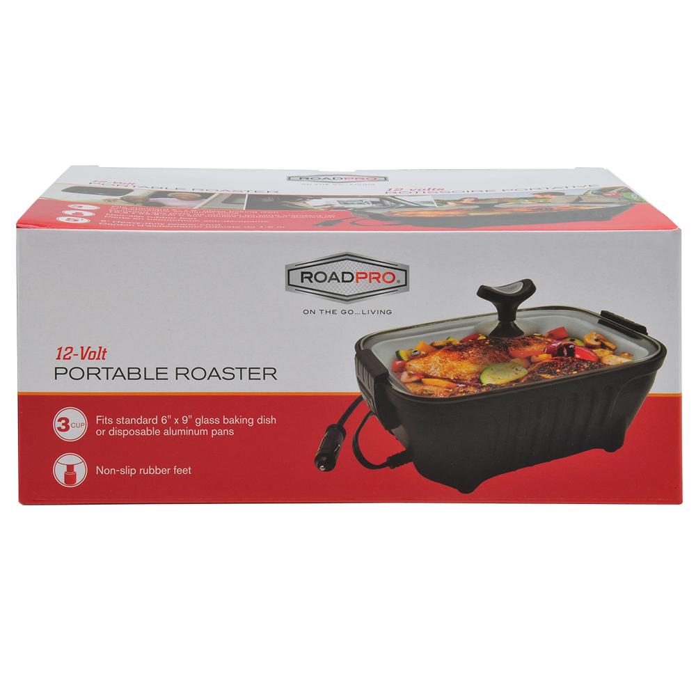 RoadPro 12V Roaster Personal-Sized Roaster for Car or Truck and Camping or Tailgating  RPSC200. Picture 3