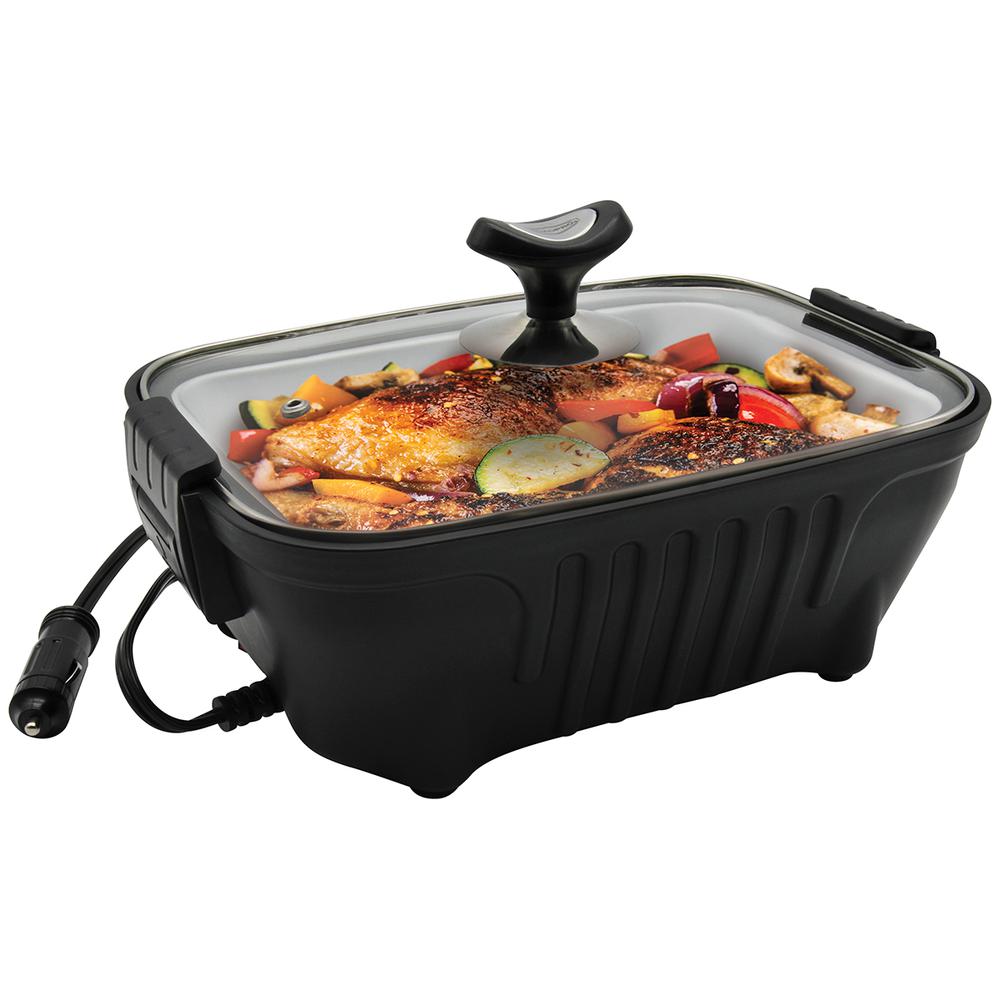 RoadPro 12V Roaster Personal-Sized Roaster for Car or Truck and Camping or Tailgating  RPSC200. Picture 4