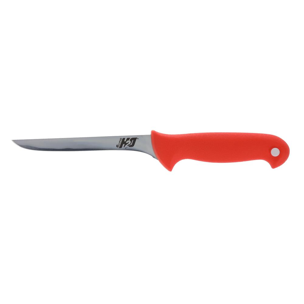 Scipio Filet Knife SHDA04 - German Stainless-Steel Blade for Filleting Kitchen Use with Non-Slip Handle and Protective Sheath - Orange. Picture 1