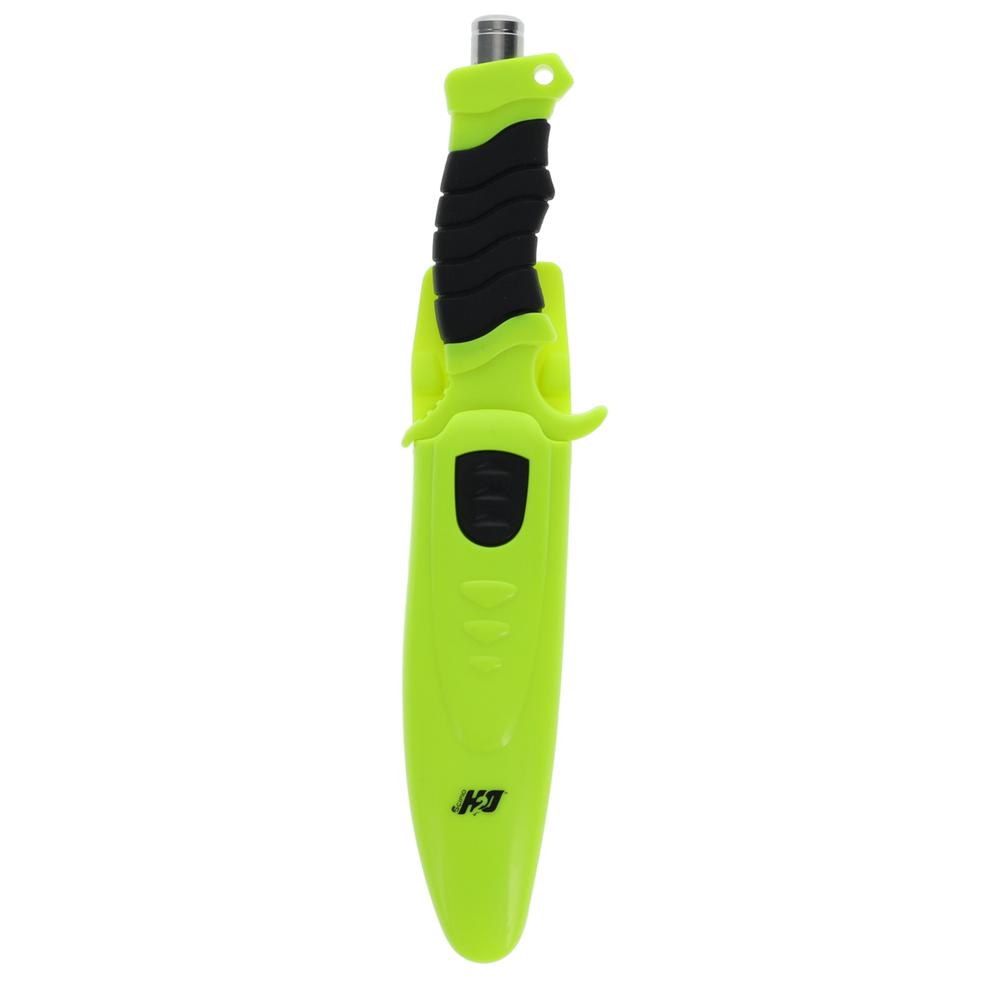 Scipio Dive Knife SHDA06 - Stainless Steel Blade Diving Knife for Fishing Scuba  Diving - Neon Yellow with Sheath and Leg Strap