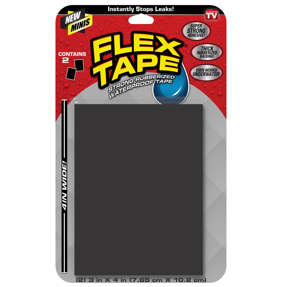 FLEX TAPE MINI - BLACK W/CLIP STRIP. Picture 1