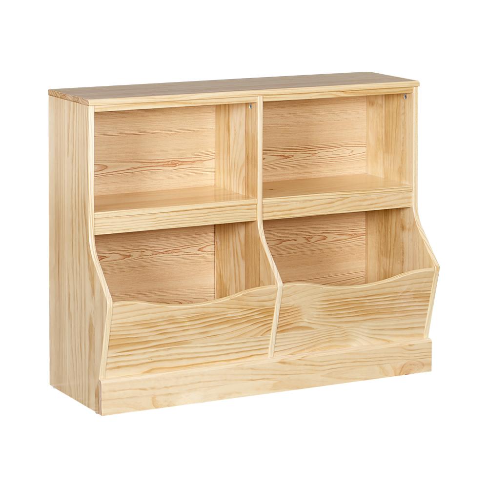 Solid Wood Toy Organizer Shelf-
Natural Finish. Picture 4