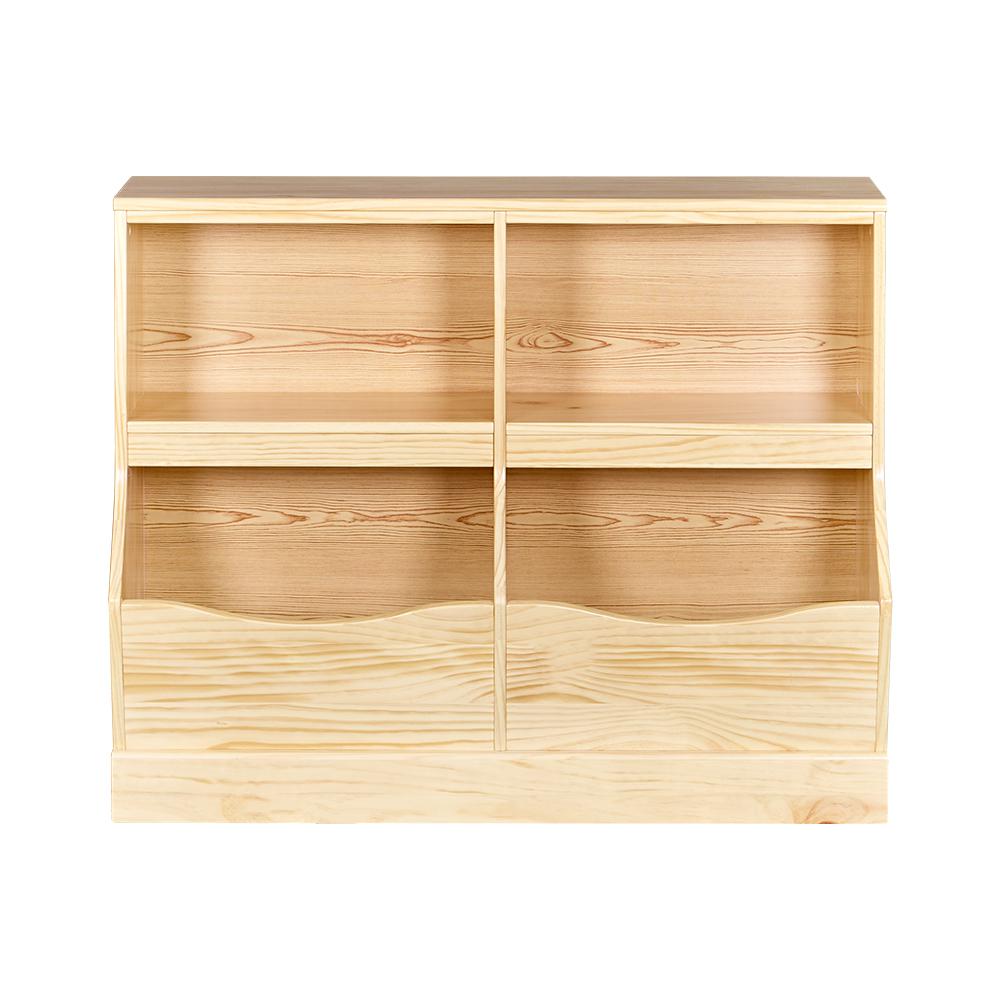 Solid Wood Toy Organizer Shelf-
Natural Finish. Picture 5