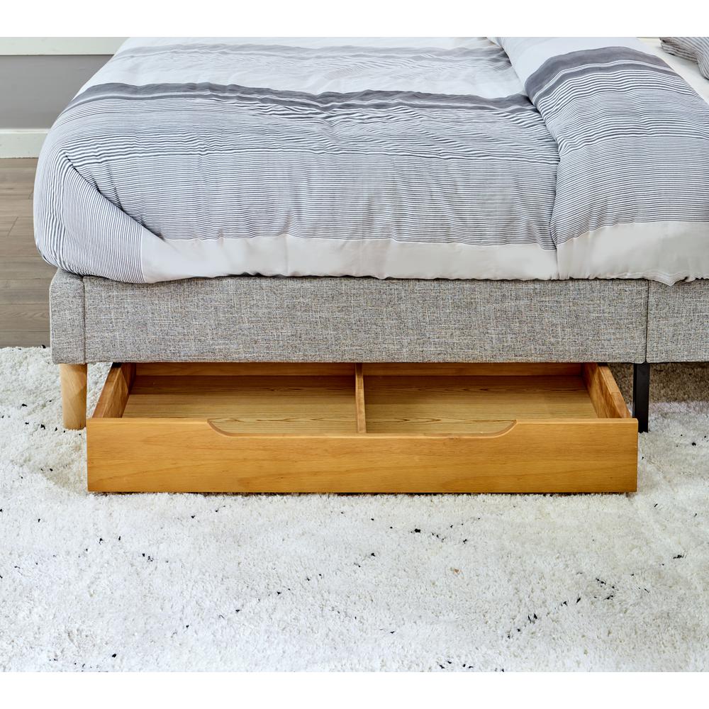 Underbed Storage in Natural Finish. Picture 7
