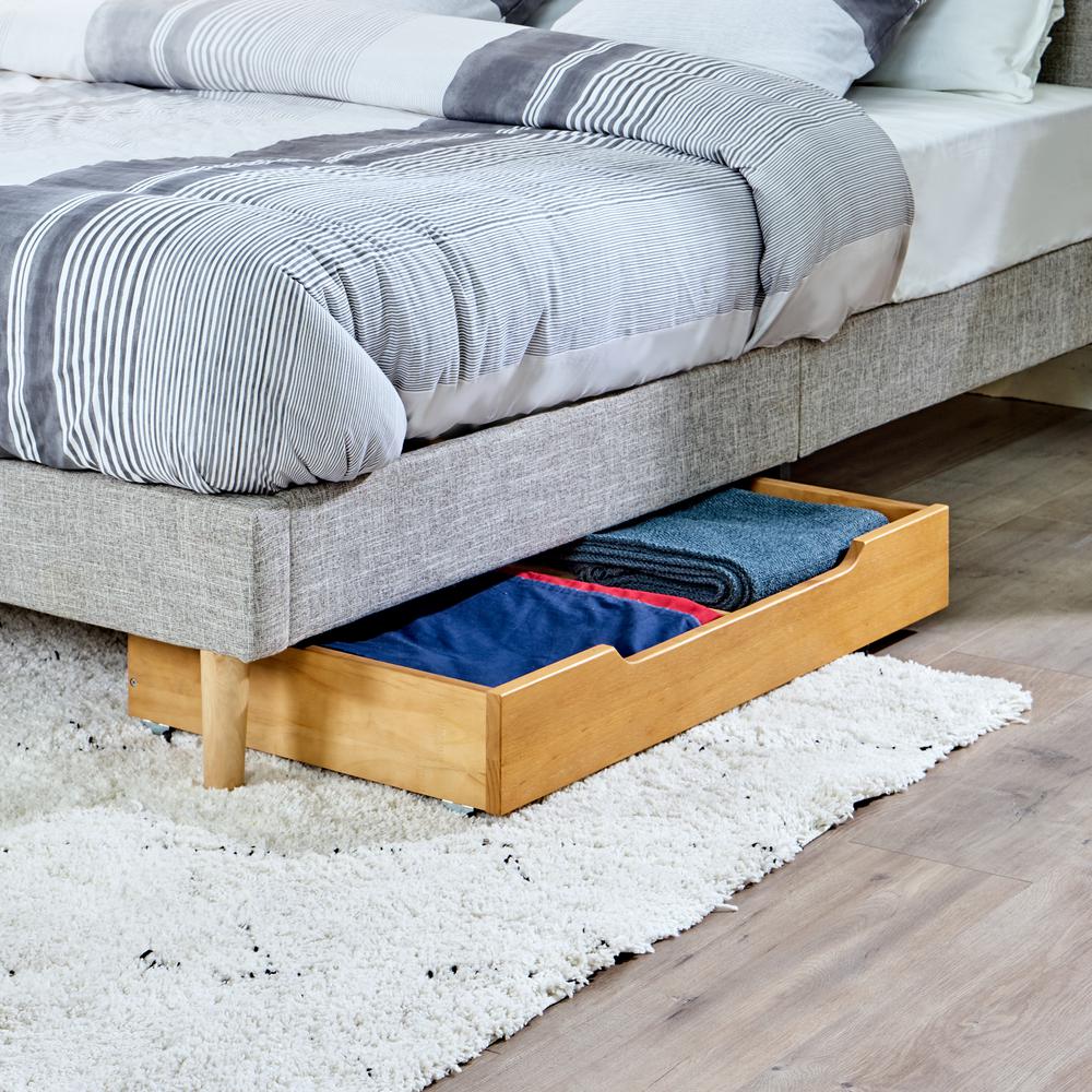 Underbed Storage in Natural Finish. Picture 9