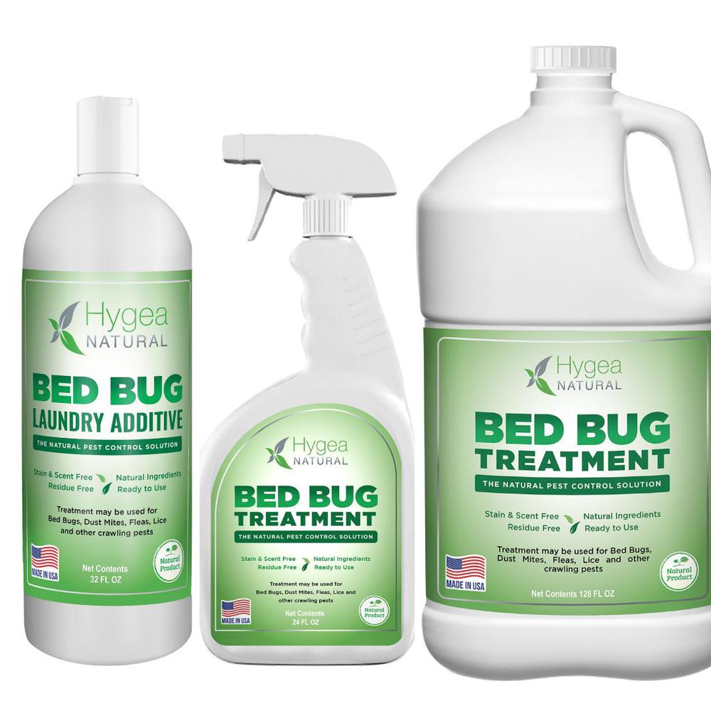 Bed Bug Treatment Combo pack; 24 oz, 32 oz laundry and 128 oz refill. Picture 1