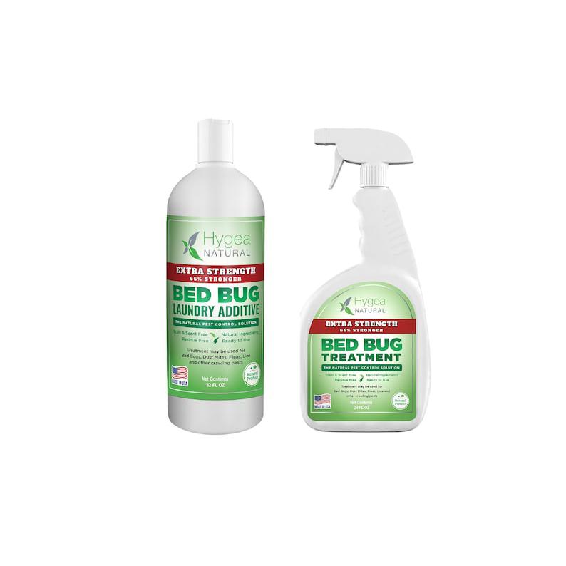 Extra Strength Bed Bug Treatment Combo pack; 24 oz and 32 oz laundry. The main picture.