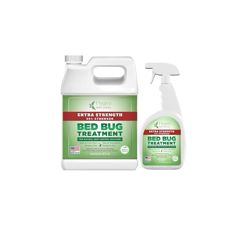 Extra Strength Bed Bug Treatment Combo pack; 24 oz and 128 oz refill. The main picture.