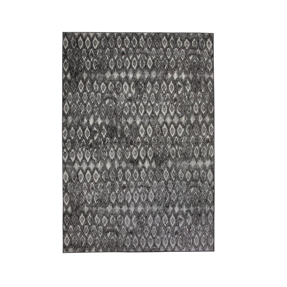 Sonoma Mabel Charcoal, Grey, and Ivory Area Rug, 5'3" x 7'6". Picture 1