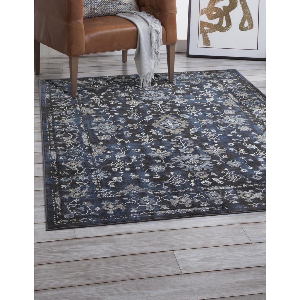 Sonoma Clayton Blue, Ivory, and Natural Area Rug, 5'3" x 7'6". Picture 1