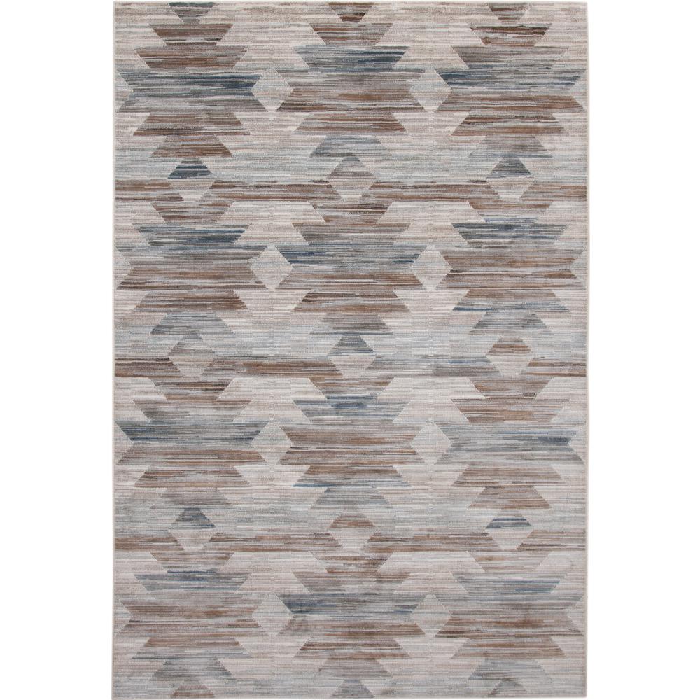 Sonoma Akio Blue, Brown, and Natural Area Rug, 5'3" x 7'6". Picture 1