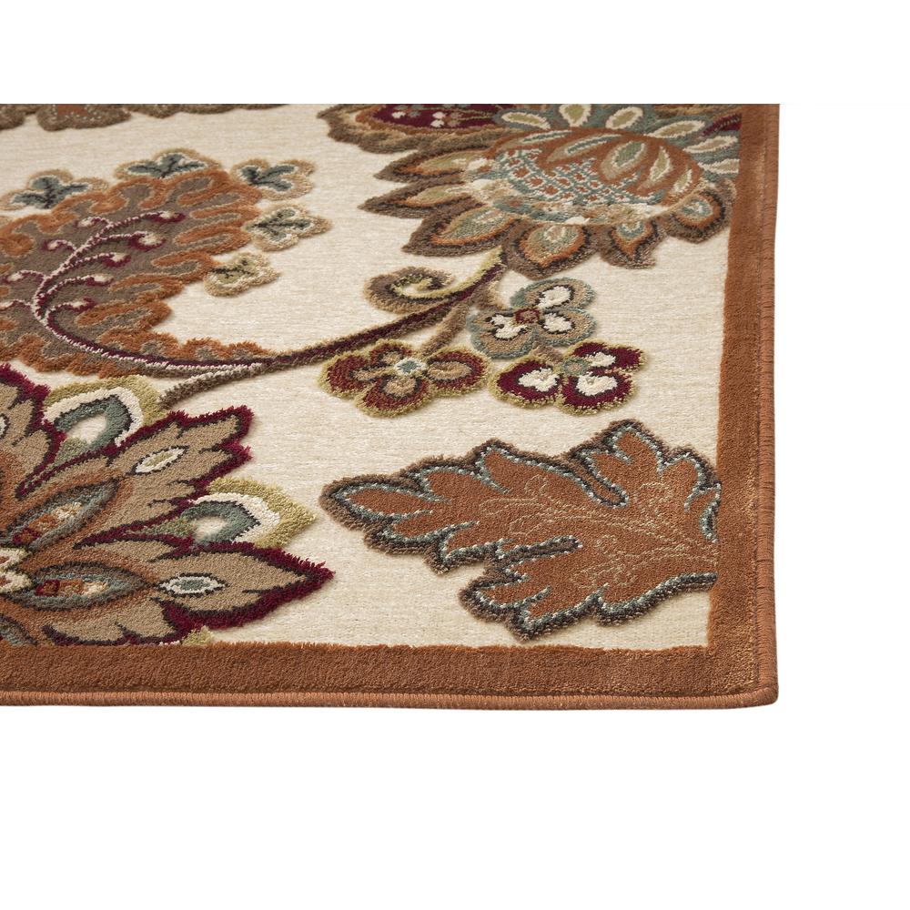 Napa Fulton Ivory/Browns/Tan/Sage Area Rug, 5'3" x 7'6". Picture 2