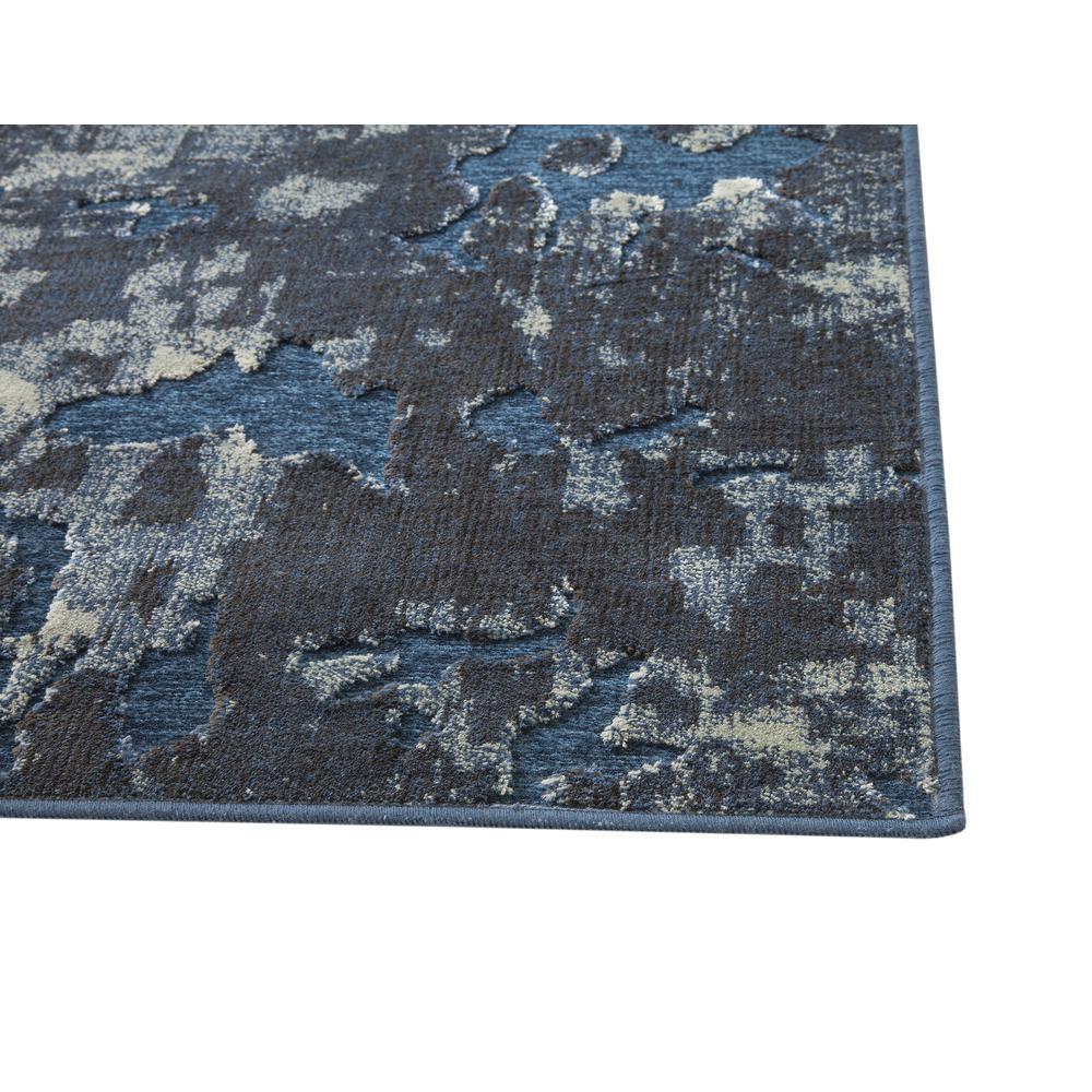 Napa Axel Blue and Ivory Area Rug, 5'3" x 7'6". Picture 2