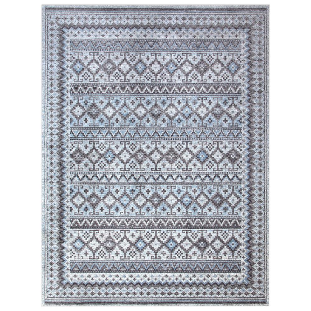 Sonoma Fallon Blue/Charcoal/Grey/Ivory Area Rug, 7'10" x 10'1". Picture 1