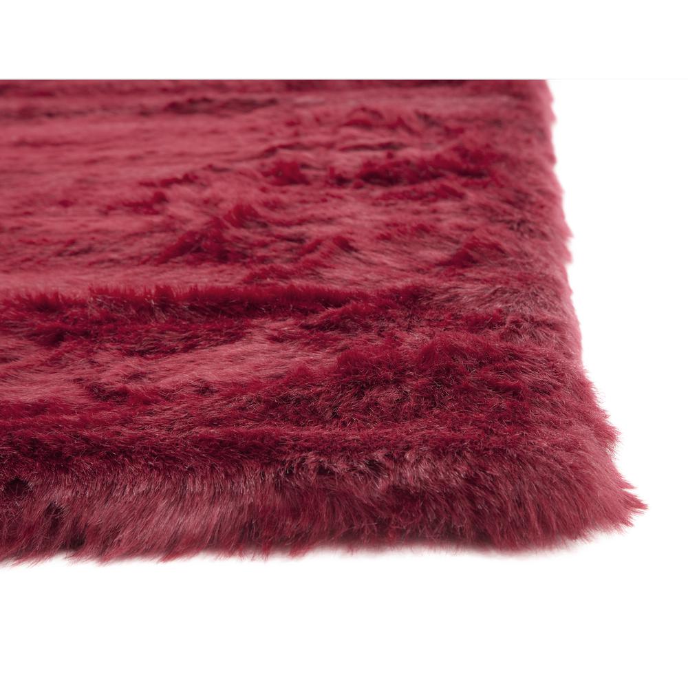 Mink Ruby Faux Fur Area Rug, 5' x 8'. Picture 2