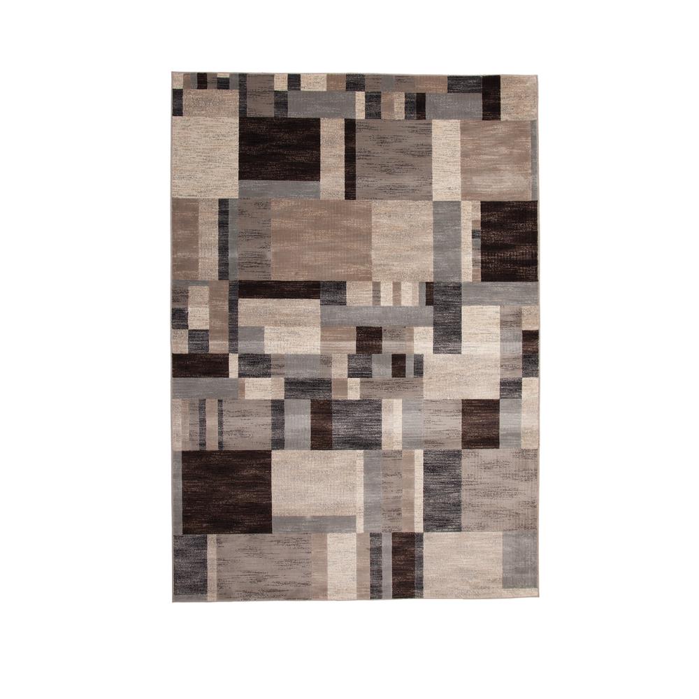 Sonoma Kelso Charcoal/Ivory/Grey Area Rug, 5'3" x 7'6". Picture 4