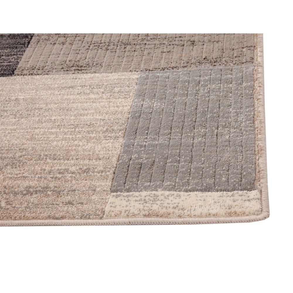 Sonoma Kelso Charcoal/Ivory/Grey Area Rug, 5'3" x 7'6". Picture 2