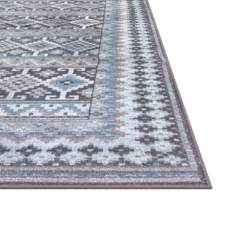 Sonoma Fallon Blue/Charcoal/Ivory/Pink Area Rug, 5'3" x 7'6". Picture 2
