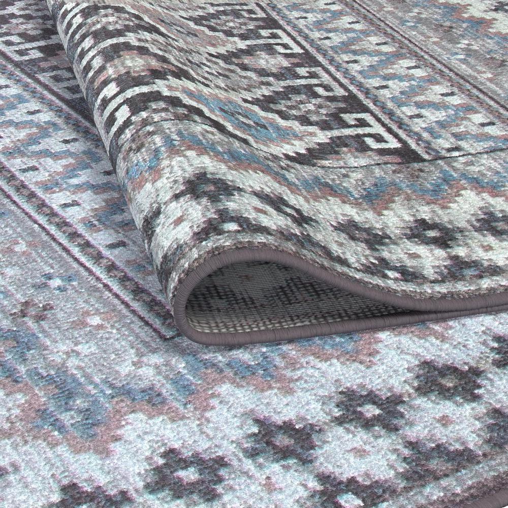 Sonoma Fallon Blue/Charcoal/Ivory/Pink Area Rug, 5'3" x 7'6". Picture 3