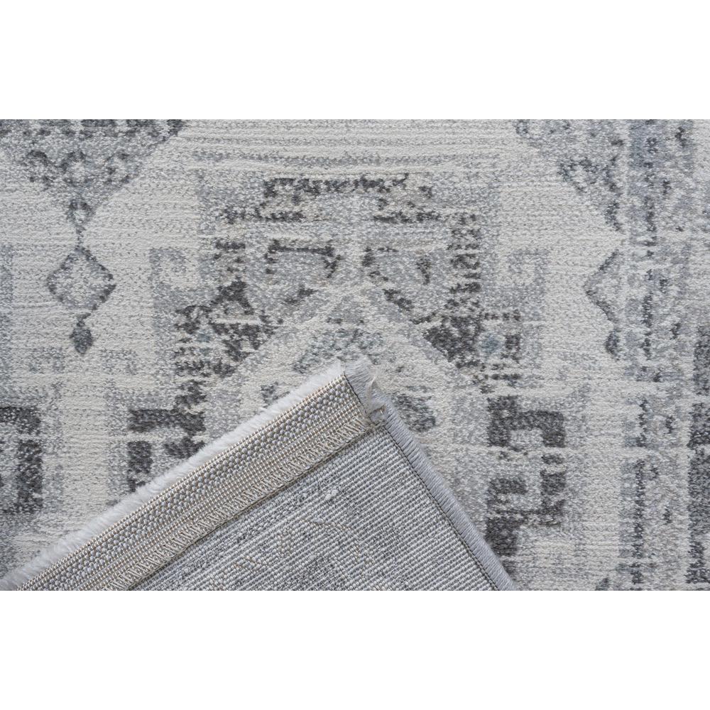Essentials Whispers Ivory, Gray, and Beige Polypropylene Area Rug, 5'3" x 7'6". Picture 5