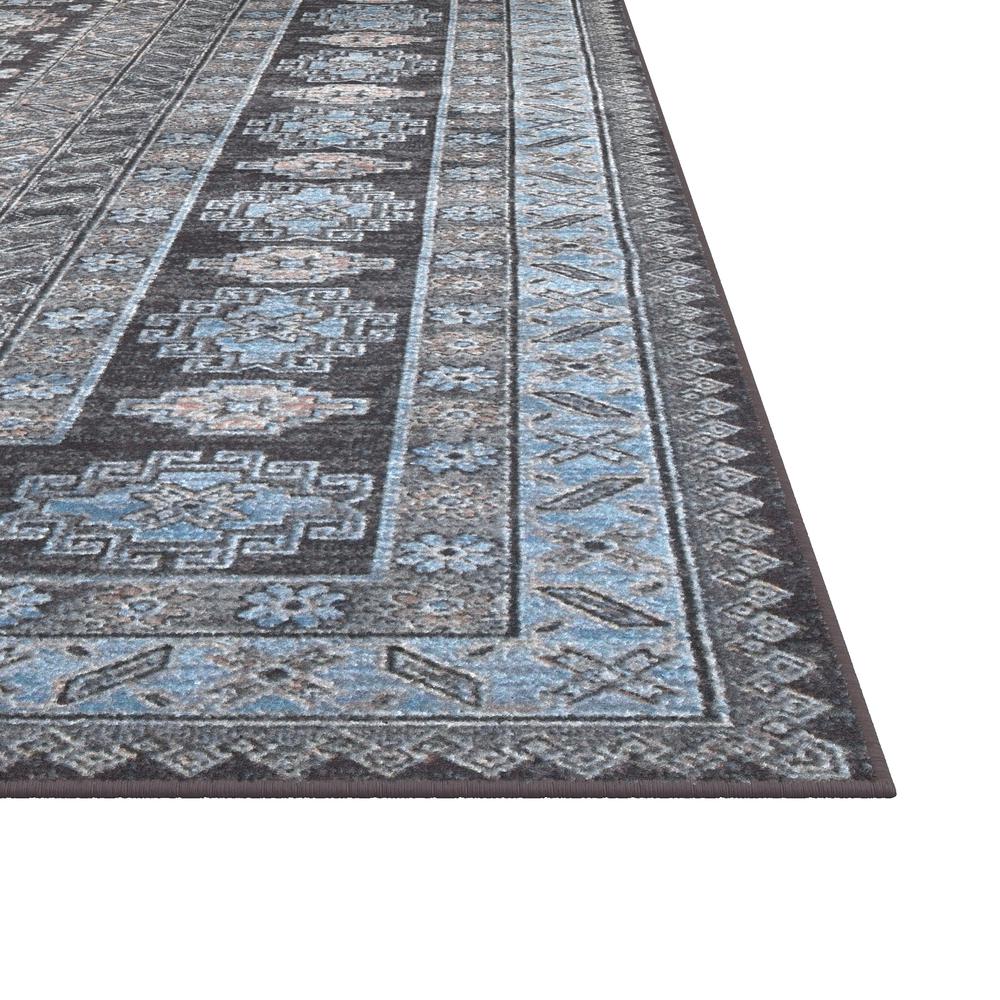 Sonoma Salina Charcoal/Blue/Pink Area Rug, 7'10" x 10'1". Picture 2