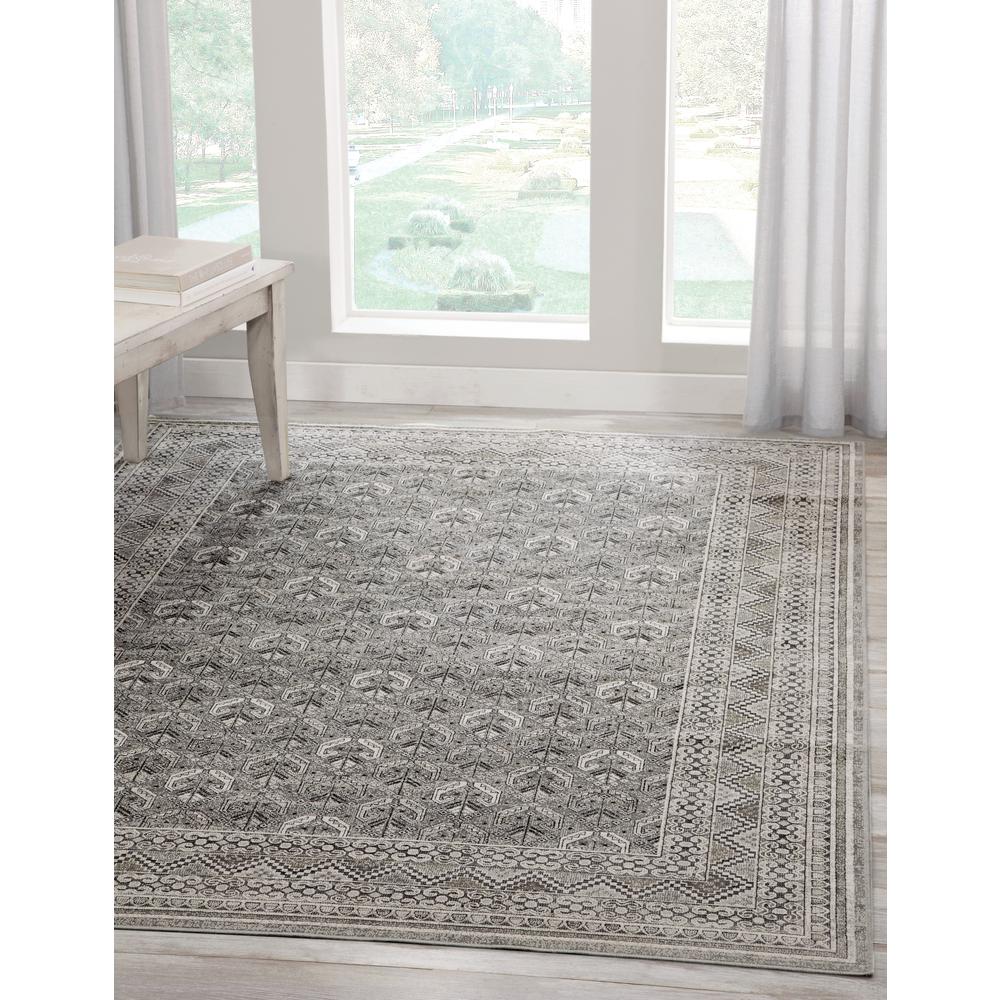 Sonoma Galion Charcoal/Grey/Ivory Area Rug, 5'3" x 7'6". Picture 6