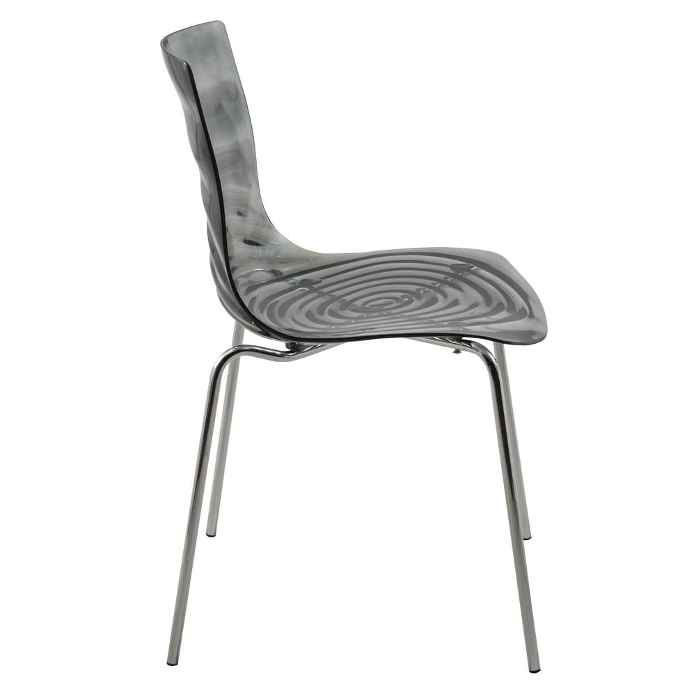 Astor Water Ripple Design Dining Chair. Picture 3