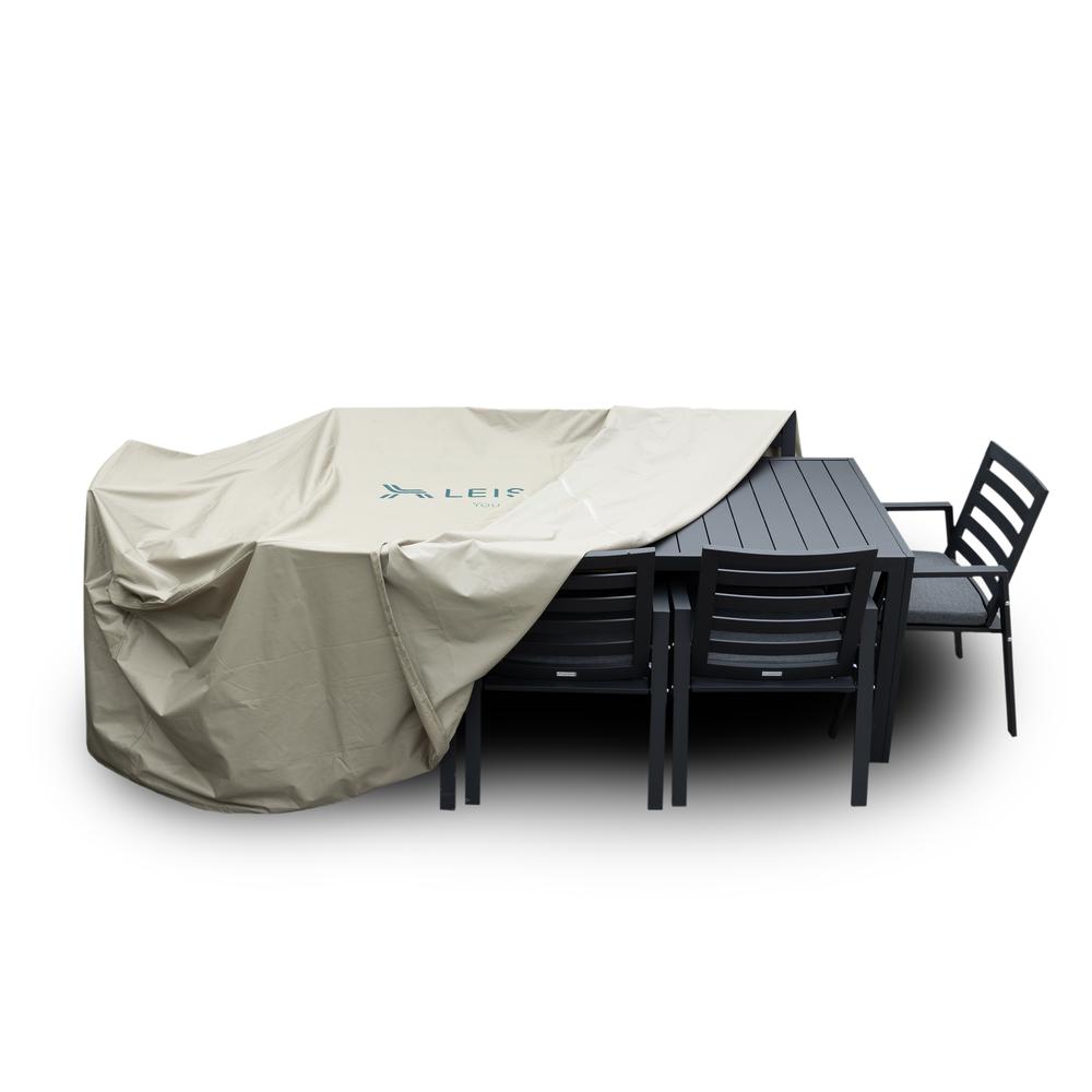 Chelsea Rectangular Outdoor Rain Cover for 87" Patio Dining Table. Picture 6