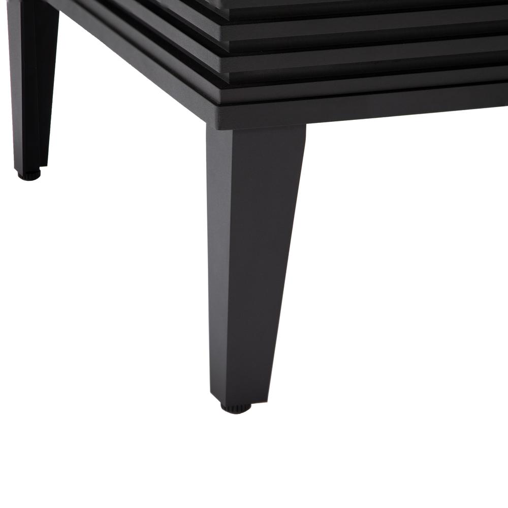 Aluminum Square Slats Design Fire Pit Side Table with Lid. Picture 10