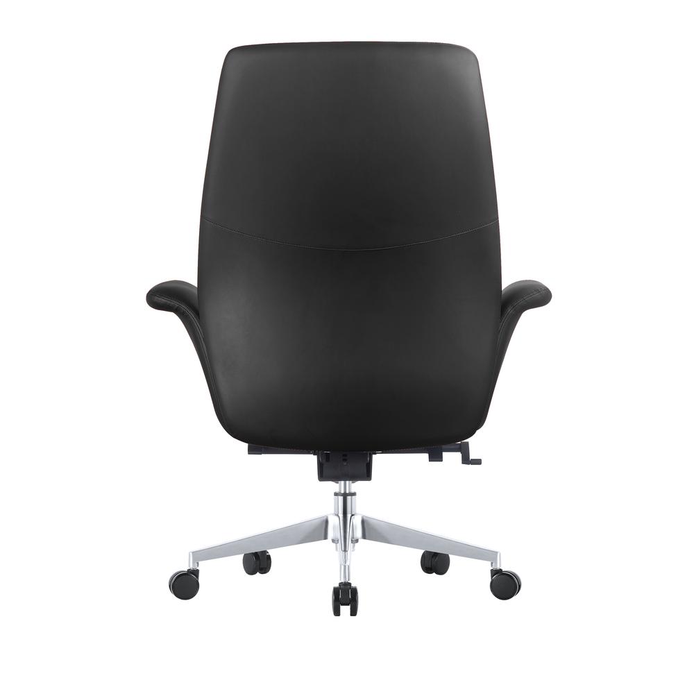 Summit Series Office Chair In Black Leather. Picture 5