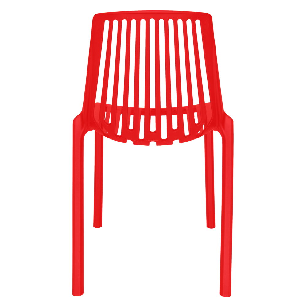 Acken Plastic Stackable Dining Chair, Set of 4. Picture 4