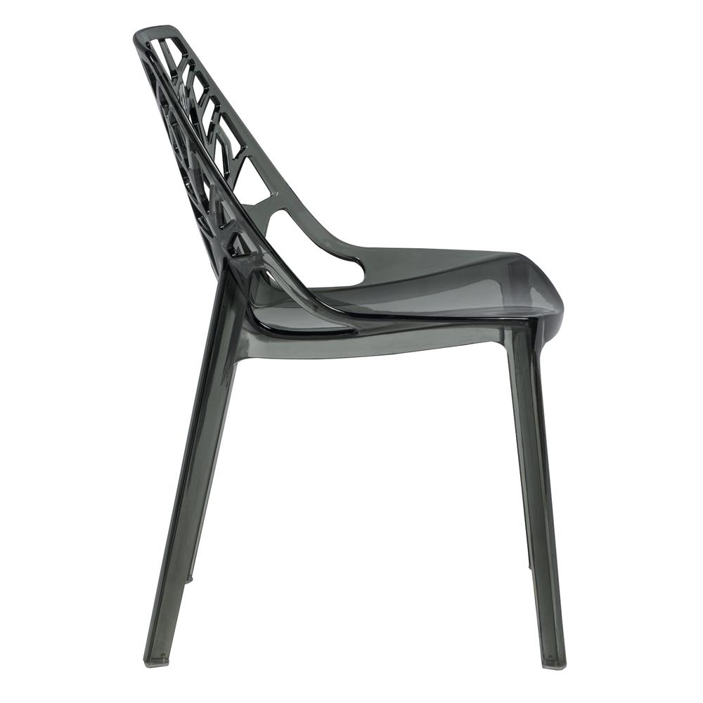 Cornelia Modern Spring Cut-Out Tree Design Stackable Dining Chair. Picture 3
