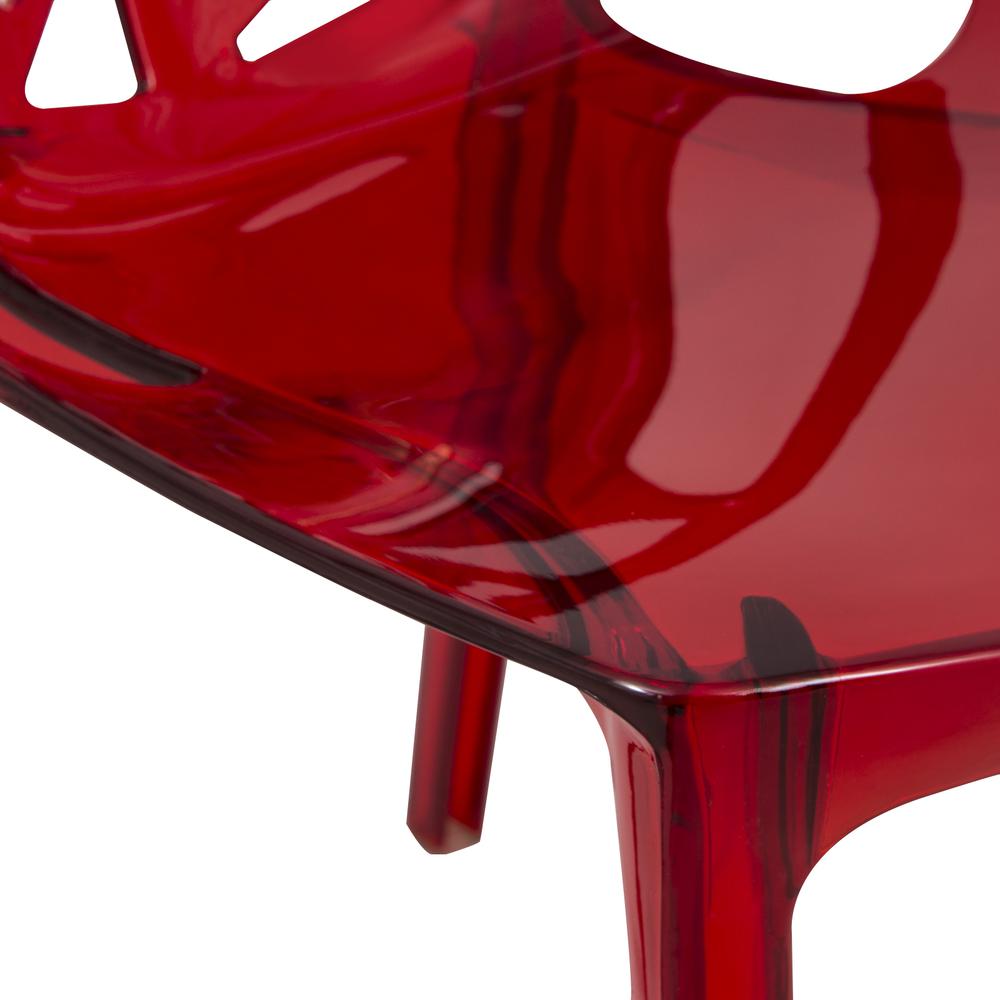 LeisureMod Modern Cornelia Dining Chair, Set of 4 C18TR4. Picture 6
