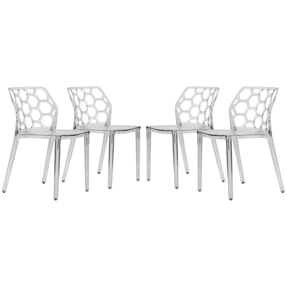 LeisureMod Modern Dynamic Dining Chair, Set of 4 DC19CL4. Picture 1