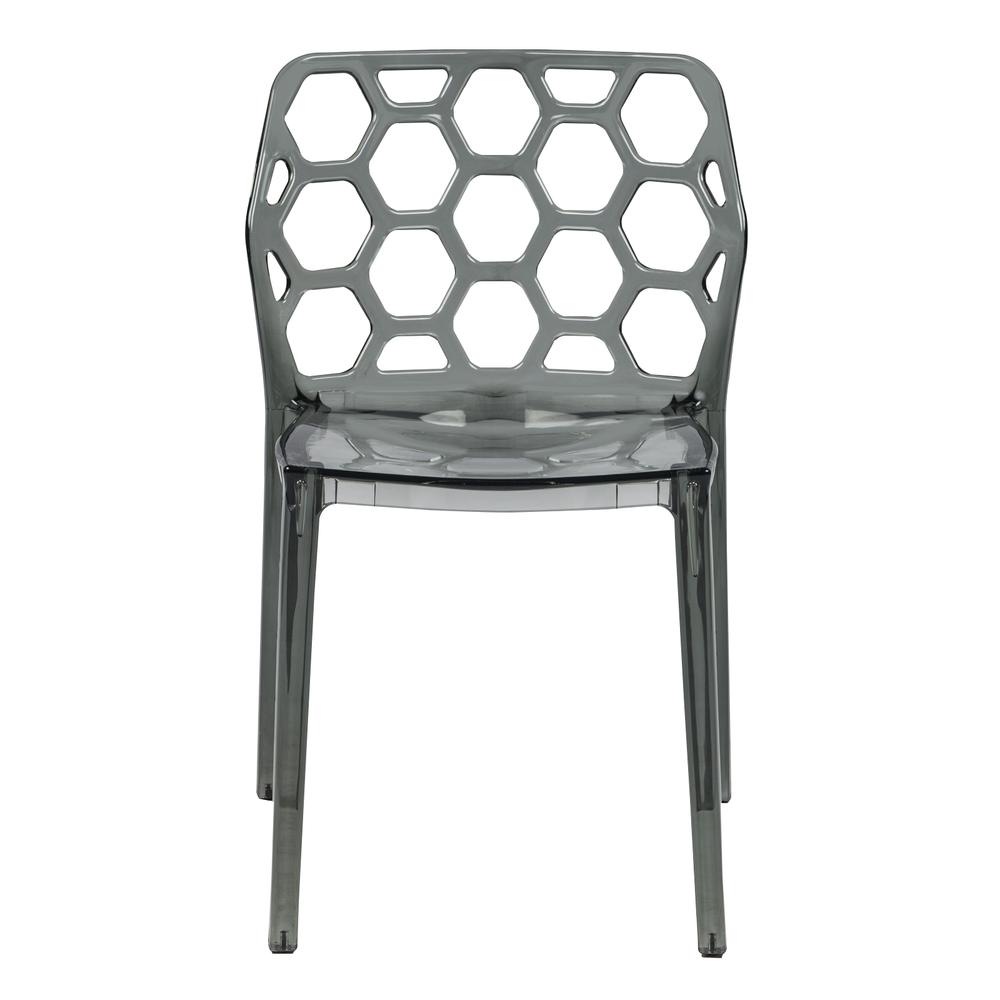 LeisureMod Modern Dynamic Dining Chair, Set of 4 DC19TBL4. Picture 3