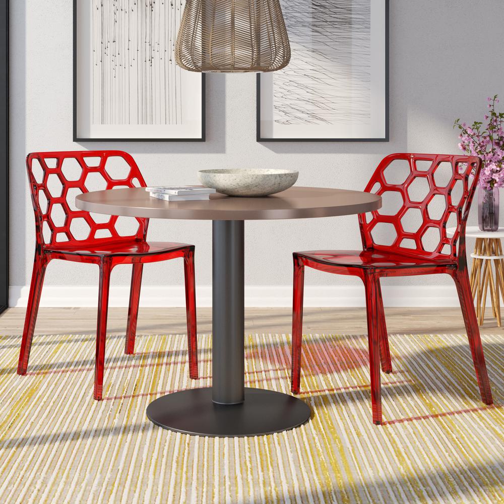 Modern Dynamic Dining Chair, Set of 2. Picture 8