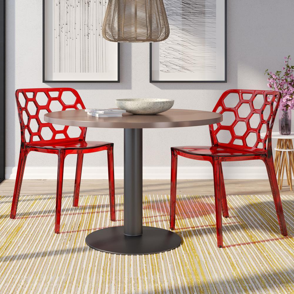 Modern Dynamic Dining Chair, Set of 2. Picture 7