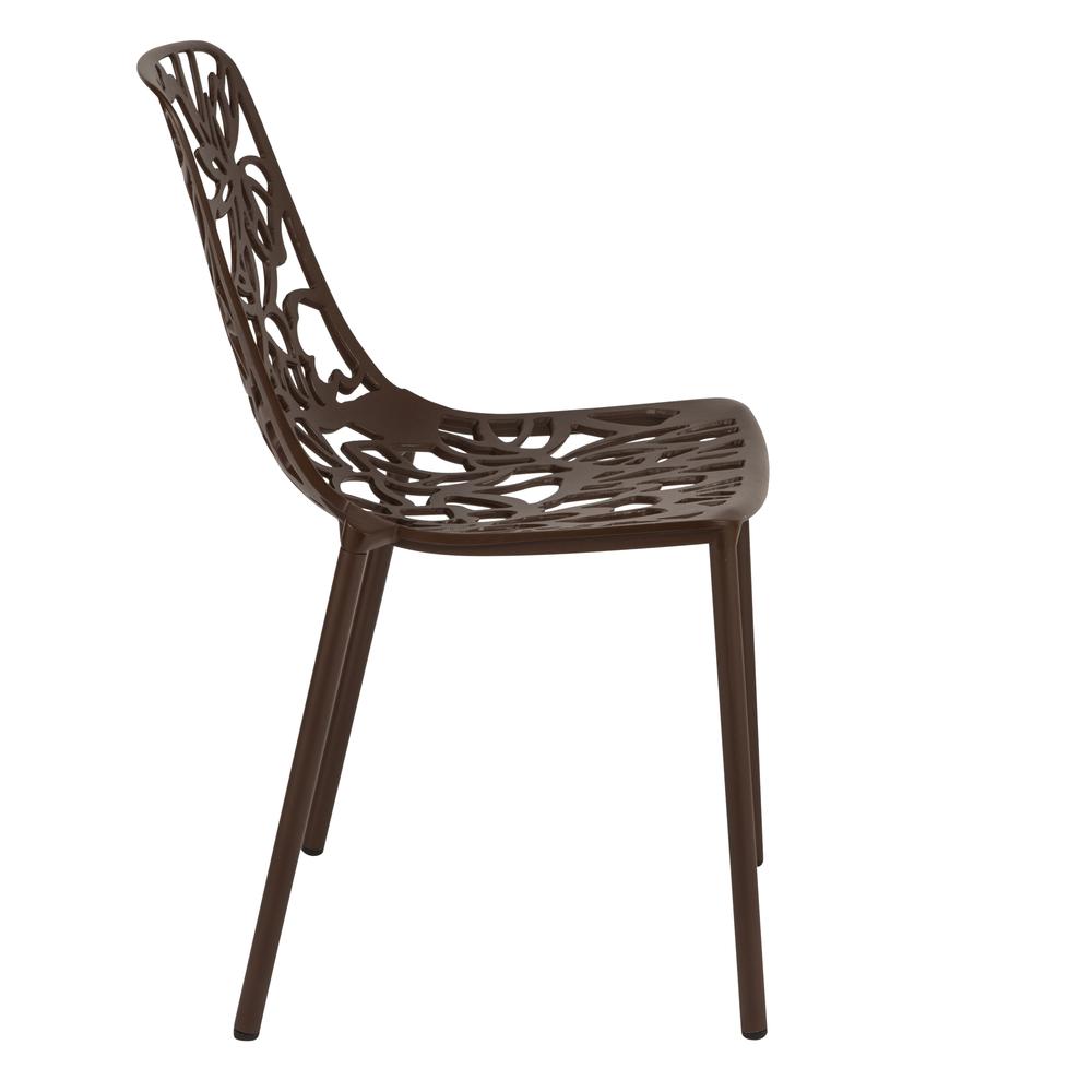 Modern Devon Aluminum Chair, Set of 4. Picture 5
