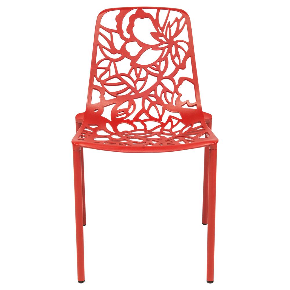 Modern Devon Aluminum Chair, Set of 2. Picture 2