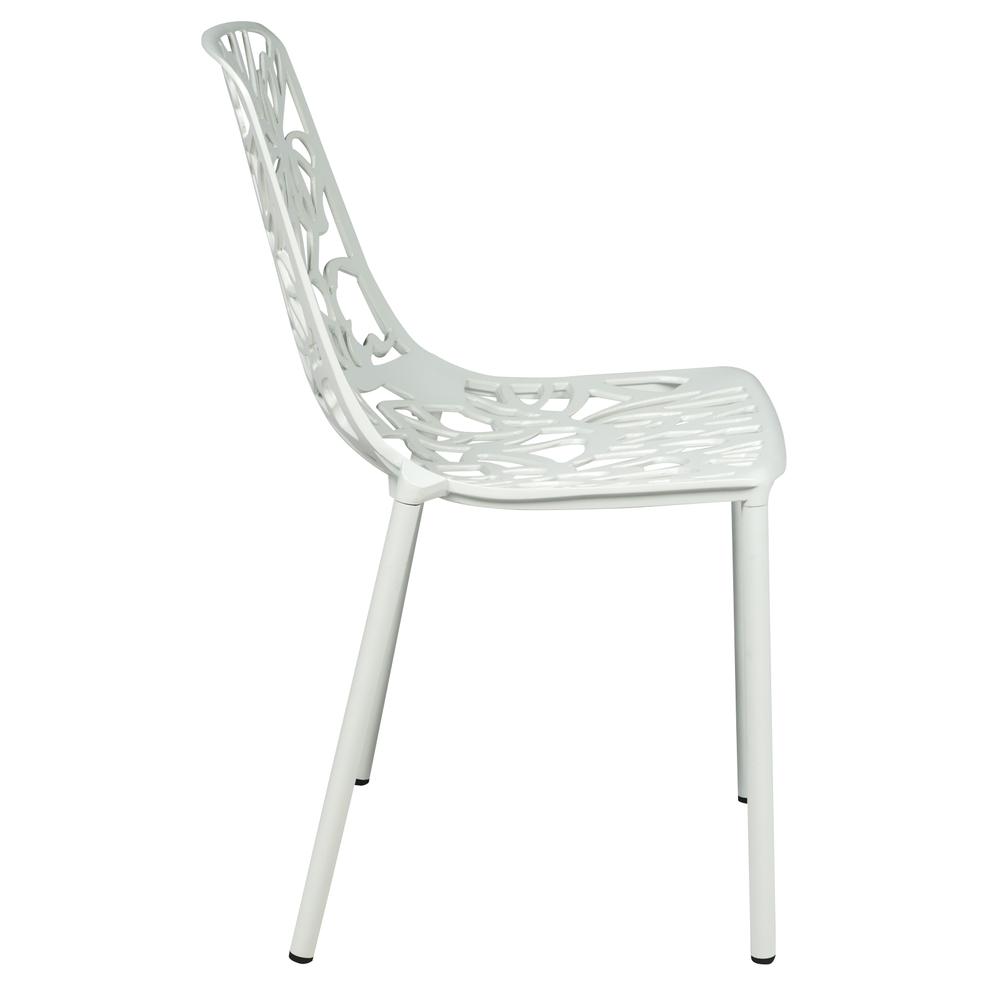Modern Devon Aluminum Chair, Set of 2. Picture 3