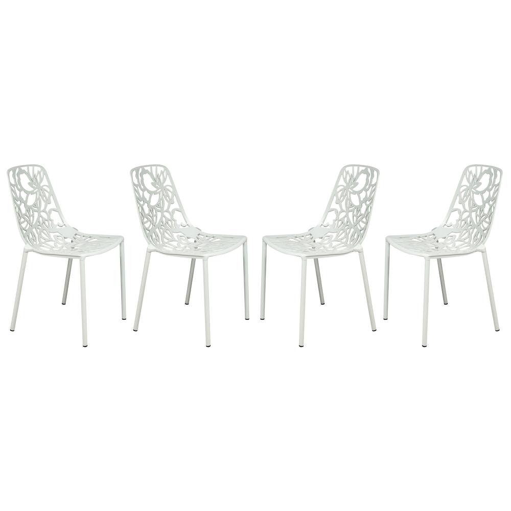 Modern Devon Aluminum Chair, Set of 4. Picture 1