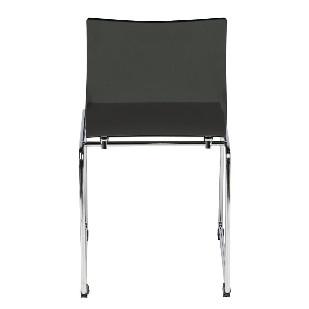 Lima Modern Acrylic Chair, Set of 2. Picture 4