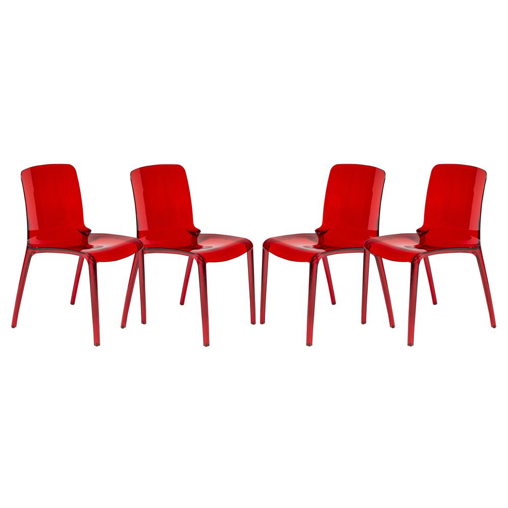 LeisureMod Murray Modern Dining Chair, Set of 4 MC20R4. The main picture.