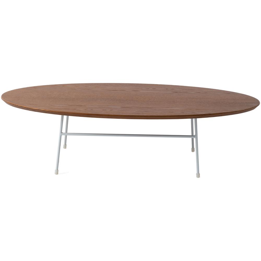 Rossmore Oval Coffee Table with Ash Veneer Top. Picture 8