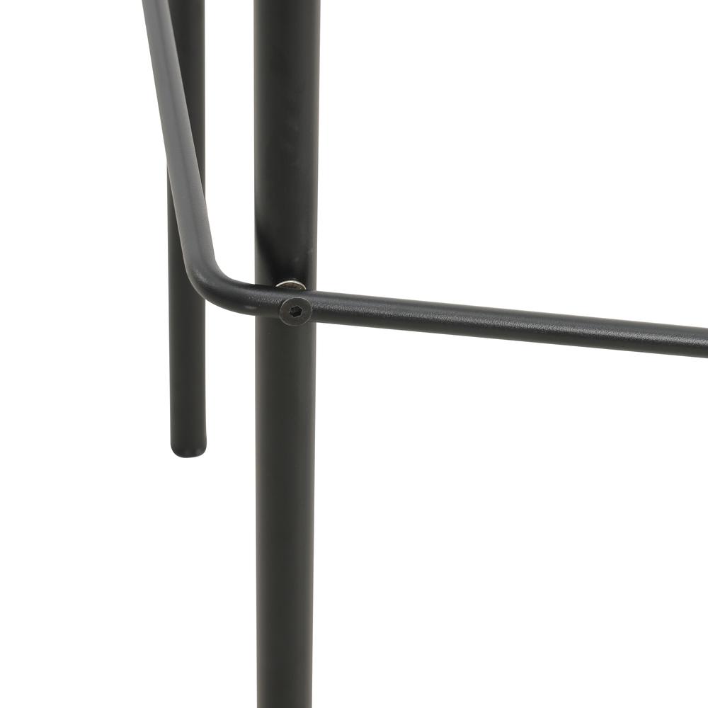 Aluminum Bar Stool with Powder Coated Frame and Footrest. Picture 9