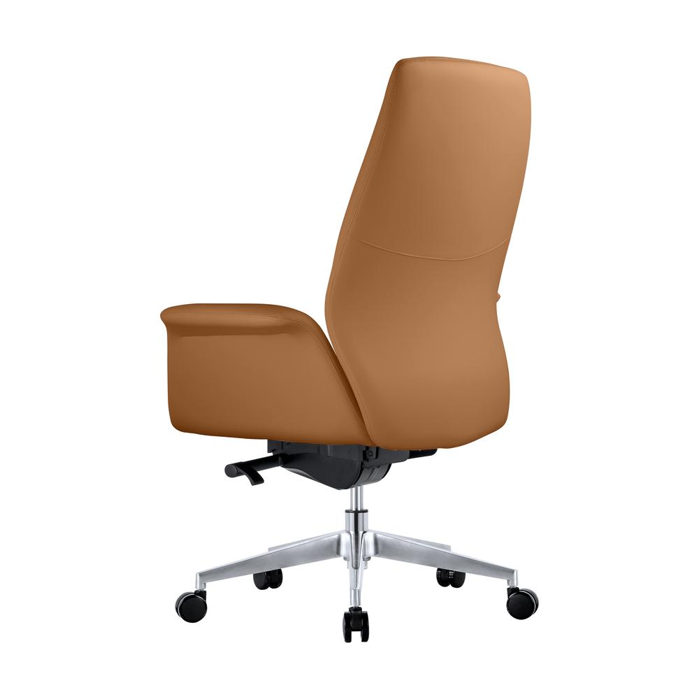 Summit Series Office Chair In Acorn BrownLeather. Picture 6