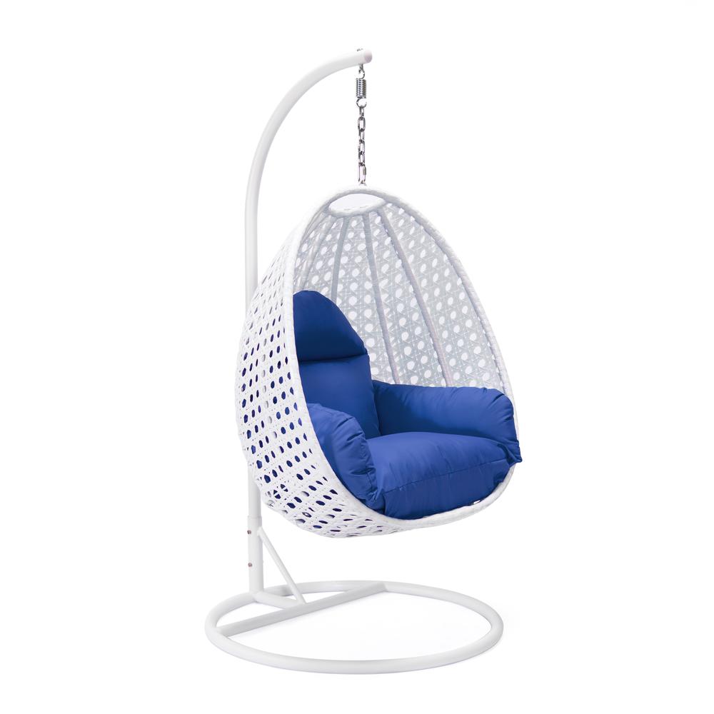Charcoal Wicker Hanging Egg Swing Chair. Picture 1