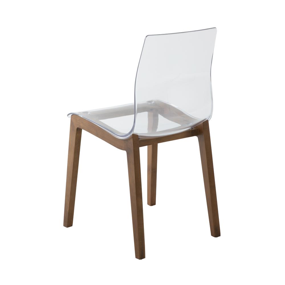 Marsden Modern Dining Side Chair With Beech Wood Legs Set of 2. Picture 5
